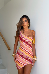 Rouge Stripe Knit