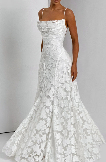 Briar | Women's Floral Sleeveless Maxi Wedding Guest Dress