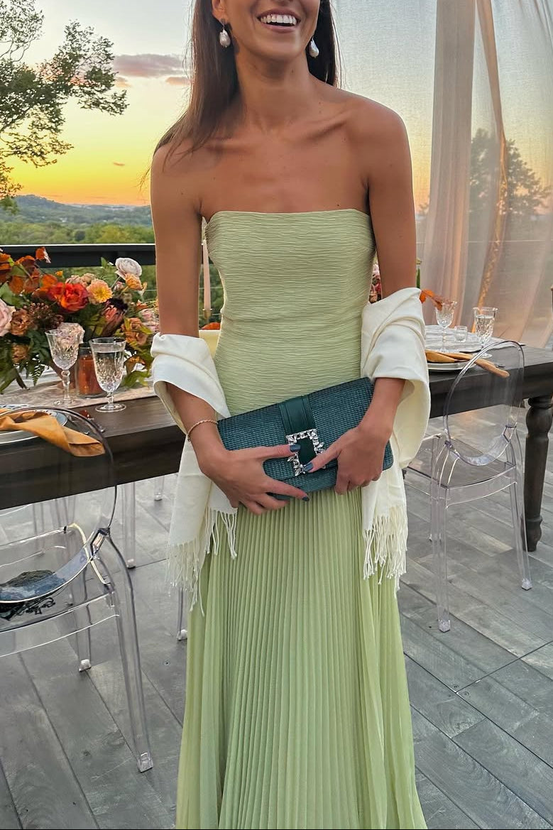 Skyla | Women's Strapless Maxi Wedding Guest Dress