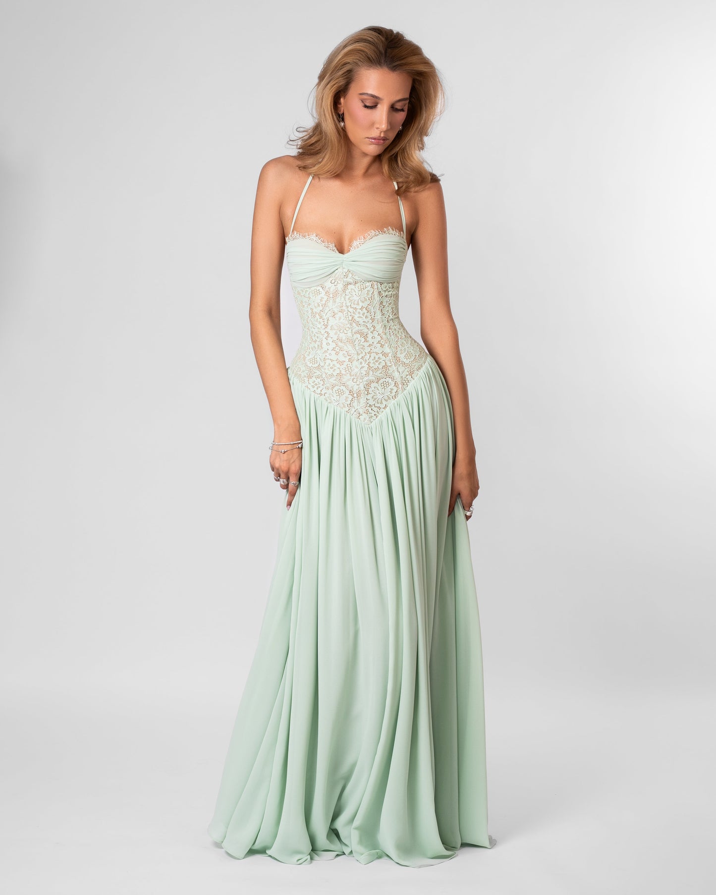 Isabella Lace Maxi Dress